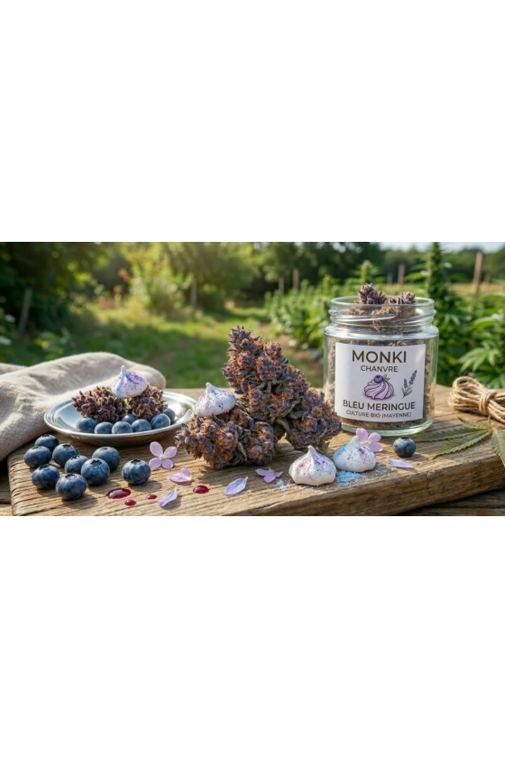 Fleur de CBD Bleu Meringue...